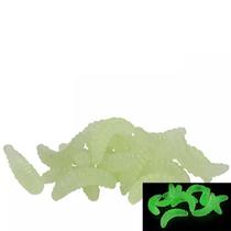 Kit 50 Iscas Artificiais Bichinho da Laranja Larva Glow Kit 50 Iscas Artificiais Bichinho da Laranja Larva Glow