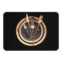 kit 50 jogos americano de couro fácil limpeza + porta copo kit 50 jogos americano de couro fácil limpeza + porta copo