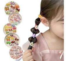 Kit 50 Lacinho Xuxinha Fofos Infantil Bebê Elástico Frutas