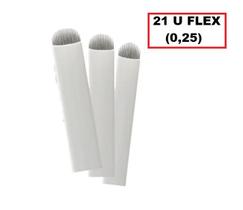 Kit 50 Lâminas 21 U Flex Agulha Micropigmentação Kit 50 Lâminas 21 U Flex Agulha Micropigmentação