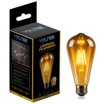 Kit 50 Lâmpada Filamento Led Decorativa Retrô Vintage Âmbar Kit 50 Lâmpada Filamento Led Decorativa Retrô Vintage Âmbar