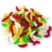 KIT 50 Larva Bichinho verme isca realista