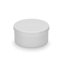 Kit 50 Latinhas Plásticas 6x3 Brancas para Lembrancinhas