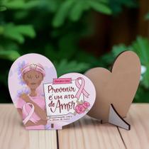 Kit 50 Lembrancinhas Outubro Rosa MDF Coração Prevenção e Conscientização Kit 50 Lembrancinhas Outubro Rosa MDF Coração Prevenção e Conscientização