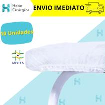 KIT 50 Lençóis Descartável TNT Branco Maca 2,00x0,90 C/ Elástico PREMIUM