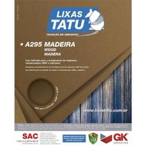 Kit 50 Lixa Madeira A295 Grão 220 Tatu