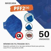 Kit 50 máscara de proteção pff2 - prc