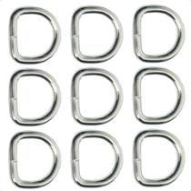 Kit 50 Meia Argola Niquelada 25mm Para Artesanatos E Bolsas Kit 50 Meia Argola Niquelada 25mm Para Artesanatos E Bolsas