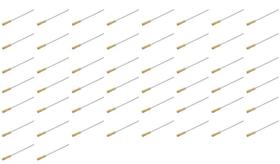 Kit 50 mini espeto churrasco coraçao inox 39 cm churrasquinho matrinox