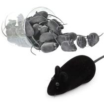 Kit 50 Mini Ratinhos Preto Vinil Brinquedo Pets Maleável Apito Sonoro Interativo Rato Napi p/ Casa Gatos Cachorros Atacado Lojas Petshop Kit 50 Mini Ratinhos Preto Vinil Brinquedo Pets Maleável Apito Sonoro Interativo Rato Napi p/ Casa Gatos Cachorros Atacado Lojas Petshop