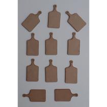 Kit 50 Mini Tábua 10cm para Decoração, Fazer decoração para Geladeira, Lembrancinha, Artesanato, MDF Corte a Laser, Pode