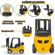 Kit 50 Miniatura Empilhadeira Metal Carrinho Com Fricção