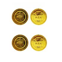 Kit 50 Moedas de Tesouro Pirata Acessórios para Jogos de Tabuleiro e Caça ao Tesouro