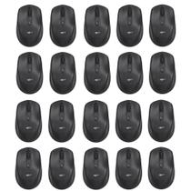 Kit 50 Mouses Sem Fio Recarregável Mega M180 Preto DPI Ajustável Kit 50 Mouses Sem Fio Recarregável Mega M180 Preto DPI Ajustável