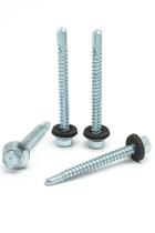 Kit 50 parafusos auto brocante inox sextavado 5,5mm x 50mm