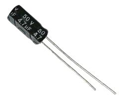 Kit 50 pçs - capacitor eletrolitico 4.7x50v - 4.7uf x 50v Kit 50 pçs - capacitor eletrolitico 4.7x50v - 4.7uf x 50v