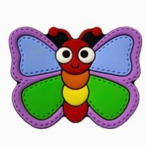 Kit 50 Peças aplique Emborrachado Borboleta Colorida Kit 50 Peças aplique Emborrachado Borboleta Colorida