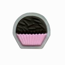 Kit 50 Peças aplique Emborrachado Brigadeiro Chocolate Kit 50 Peças aplique Emborrachado Brigadeiro Chocolate