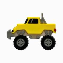 Kit 50 Peças aplique Emborrachado Carro Amarelo