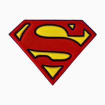 Kit 50 Peças aplique Emborrachado Emblema Super Men
