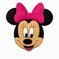 Kit 50 Peças aplique Emborrachado Rosto Minni c/ Laço