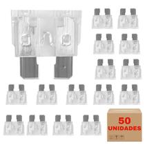 Kit 50 Peças Fusível Lamina Comum 25 Amperes Automotiva Lote
