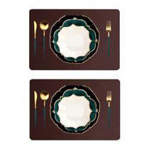 Kit 50 Peças Jogo Americano Mesa Posta Sousplat Retangular Kit 50 Peças Jogo Americano Mesa Posta Sousplat Retangular