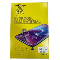 Kit 50 Peliculas Hidrogel Fosca Flexivel Maquina Corte Resistente Riscos Proteção Tela Toque suave