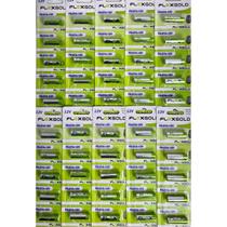 Kit 50 Pilha Bateria Alcalina Flex 12V Portão Alarme