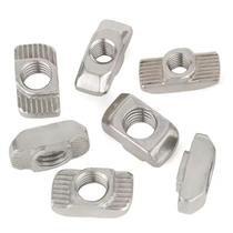 Kit 50 porcas martelo m6 serie 30 porca t deslizante perfil