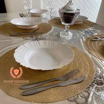 Kit 50 Pratos Redondo Branco de Plástico Fundos Borda Pétala Kit 50 Pratos Redondo Branco de Plástico Fundos Borda Pétala