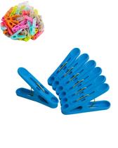 Kit 50 Prendedor Roupa Grampo Pregador Resistente Colorido Reforçado Toalha Varal Plástico Estender Kit 50 Prendedor Roupa Grampo Pregador Resistente Colorido Reforçado Toalha Varal Plástico Estender