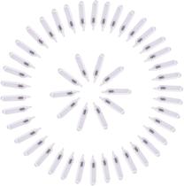 Kit 50 Ratlin de Vidro Tipo Chocalho Para Isca Artificial Soft Camarão Shad Grub 3mm Para Pesca Chamariz