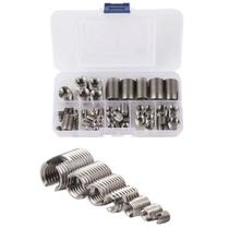 Kit 50 roscas falsa postiça reparo salva rosca m3 a m12 Kit 50 roscas falsa postiça reparo salva rosca m3 a m12