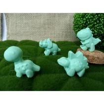 Kit 50 Sabonetes Dinossauro Baby 4 modelos - VERDE