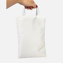 Kit 50 Sacola branca - Lisa para sublimação 22x28cm - Tactel