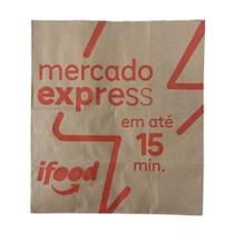 Kit 50 Sacolas Kraft Pardo Ifood Kit 50 Sacolas Kraft Pardo Ifood