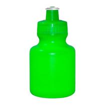 Kit 50 Squeezes 300Ml Verde Neon Plástico Premium