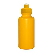 Kit 50 Squeezes 550Ml Amarelo Plástico Premium