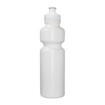 Kit 50 Squeezes 750Ml Branco Plástico Premium