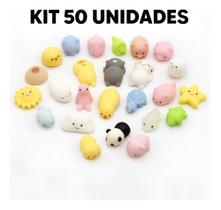 Kit 50 Squishies Squish Muj Fidget Bichinhos Mole De Apertar Sortidos Kit 50 Squishies Squish Muj Fidget Bichinhos Mole De Apertar Sortidos