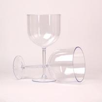 Kit 50 Taças De Gin Tônica Acrílico Transparente 580ml Premium Cabo Reforçado