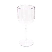 Kit 50 Taças De Vinho De Acrílico Cristal 260ml Festas Aniversario Natal