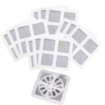 Kit 50 Tela Protetor Ralos Adesivos Descartáveis Anti Inseto Anti-Entupimento E Drenagem De Pia Filtro