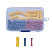 Kit 50 Terminais Conector Luva Para Emendar Fio Cabo Isolado