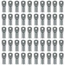 Kit 50 Terminais de Cobre Para Condutores Flexíveis TF-10-L-6 Furo 6,5mm Intelli