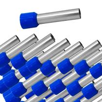 Kit 50 terminal tubolar 16mm longo ilhos Kit 50 terminal tubolar 16mm longo ilhos