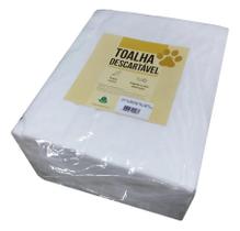 Kit 50 Toalhas Petshop Descartáveis 50X60Cm Banho Pet - Grupo Bem Brasil