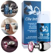 Kit 50 Tons De Anal Gel Cliv Dessensibilizante Intt e Plug P