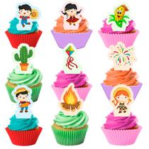 Kit 50 Toppers Festa Junina